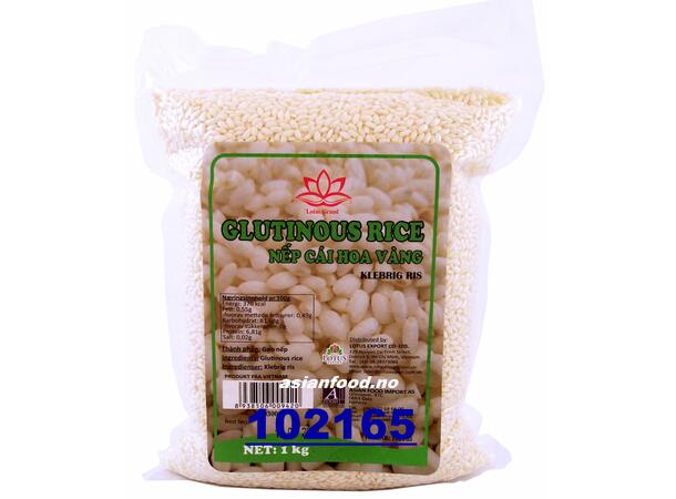 LOTUS Glutinous rice 12x1kg Gao nep cai hoa vang  VN