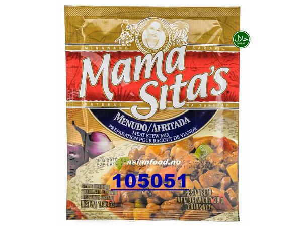 MAMASITAS Meat Stew mix- MENUDO AFRITADA Gia vi Phi 3x(24x30g)  PH
