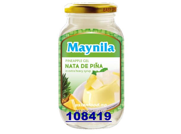 MAYNILA Pineapple gel in syrup 24x340g Che Phi ( thom )  PH