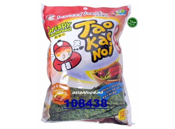 TAOKAENOI Crispy seaweed - HOT & SPICY Rong bien chips cay 48x32g  TH
