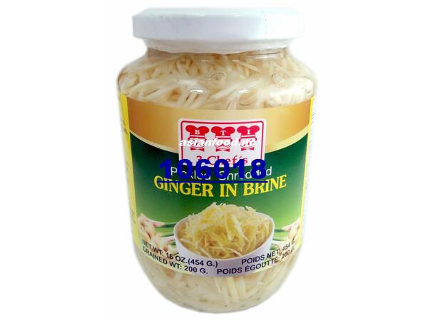 3 CHEFS Pickled shredded ginger in brine Gung xat soi ngam 24x454g  TH