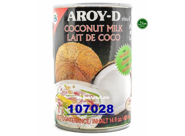 AROY-D Coconut milk dessert 24x400ml Nuoc cot dua dessert  TH