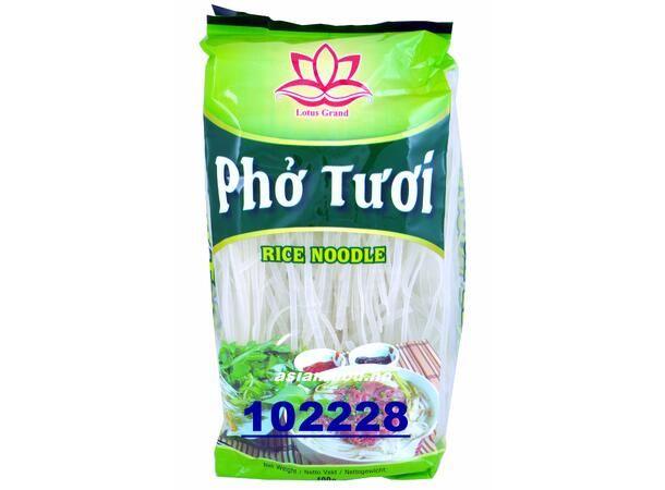 LOTUS Rice noodle 4mm - 30x400g Pho tuoi (kho)  VN