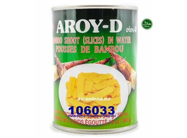 AROY-D Canned bamboo shoot sliced Mang lat lon 24x540g  TH