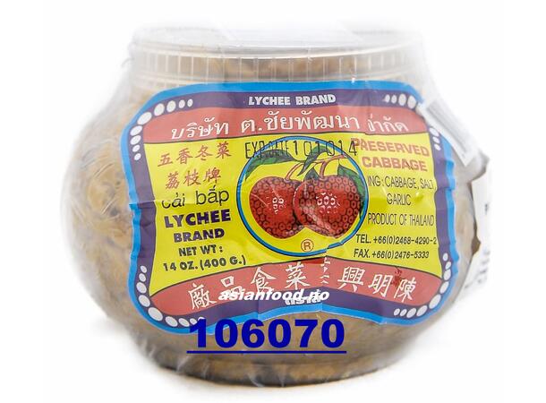 LYCHEE preserved cabbage 12x400g Cai bap thao  TH