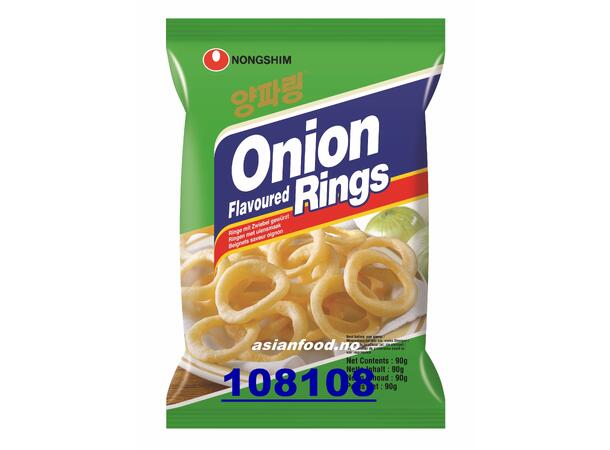 NONGSHIM Onion rings (chips) 20x90g Banh hanh chips Korea  KR