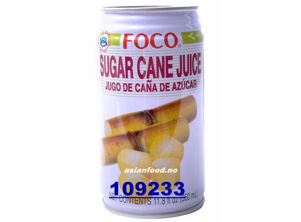 FOCO Sugar cane juice 24x350ml Nuoc mia lon  TH