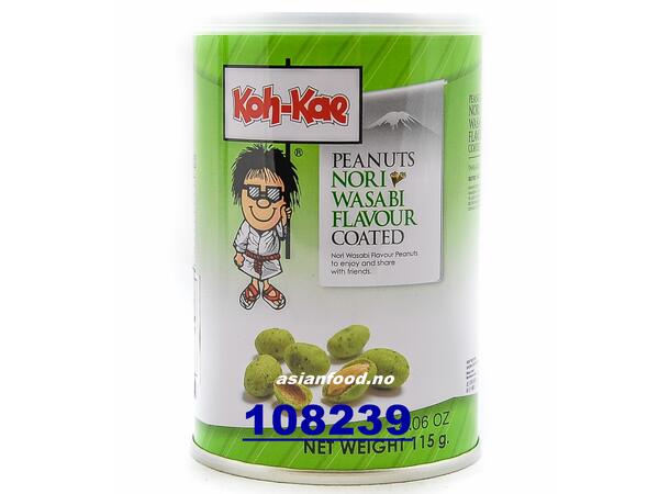 KOH KAE Peanut nori wasabi coated Dau phung wasabi 48x105g  TH