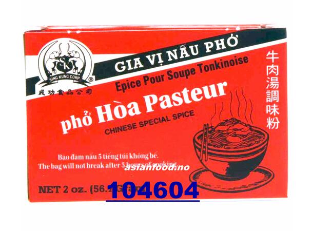 PHO HOA Pasteur Chinese special spice Gia vi nau pho 24x56.7g  US