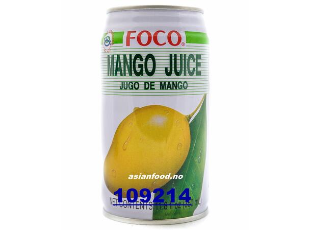 FOCO Mango juice 24x350ml Nuoc xoai lon  TH
