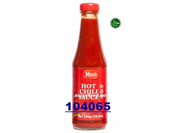YEO'S Chili sauce HOT 24x300ml Ot Yeos cay  MY