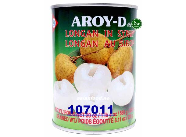 AROY-D Longan in syrup 24x565g Nhan lon & syrup  TH
