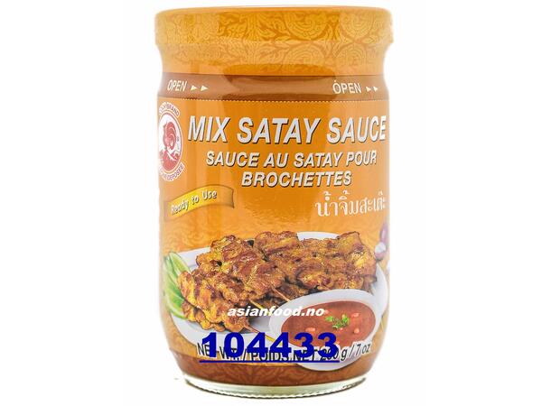 COCK Mix satay sauce 24x200g Gia vi sate Thai  TH