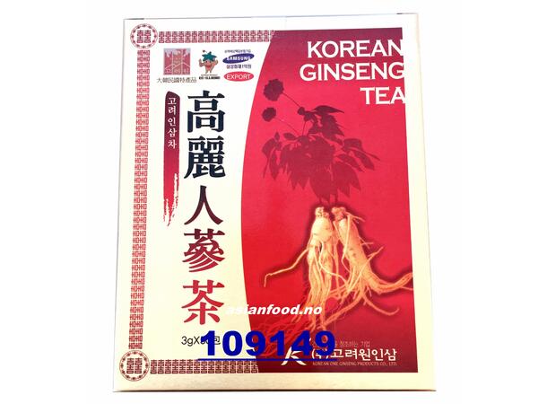 KOREAN ONE Korean Ginseng tea (insamcha) Tra sam Han Quoc 50x(50x3g)  KR