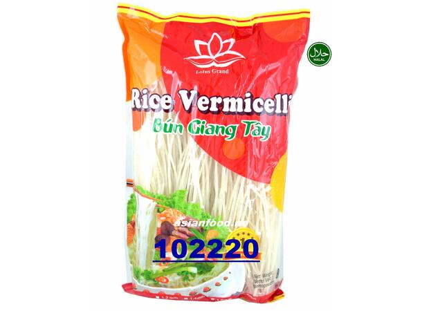 LOTUS Rice vermicelli 1.2mm - 30x400g Bun Giang tay (soi vua)  VN
