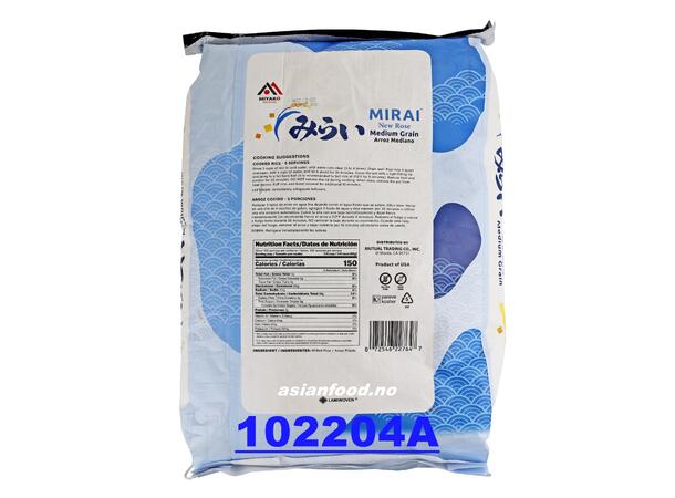 MIRAI Crystal rice (M-401) 18.14kg Gao sushi  US