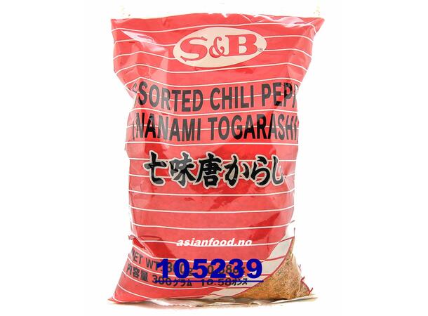 S&B Chili pepper - Nanami Togarashi Ot kho bot Nhat 30x300g  JP