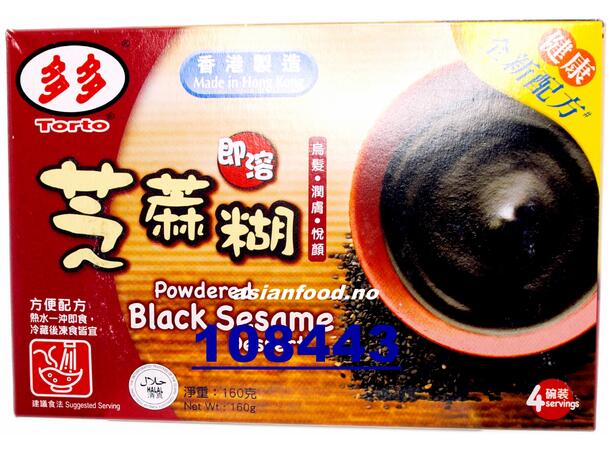 TORTO Black sesame cereal 20x160g Bot ngu coc me den  HK