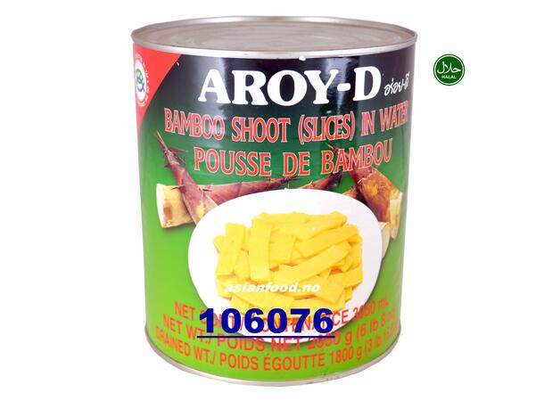 AROY-D Bamboo shoot slice 6x2.950g Mang lat  TH
