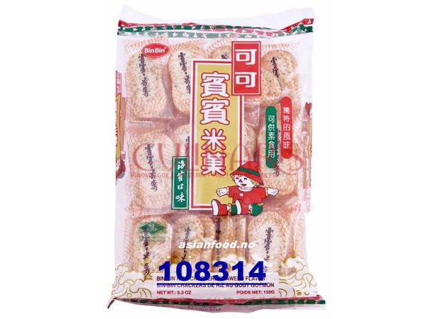 BIN BIN Rice crackers SEAWEED 20x150g Banh gao cap RONG BIEN  TH