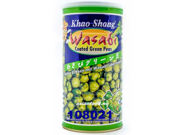 KHAO SHONG Wasabi coated green peas Dau Ha Lan wasabi 24x280g  TH