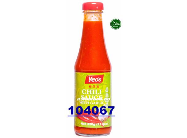 YEO'S Chili sauce with GARLIC 24x300ml Ot Yeos & toi  MY
