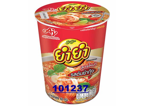 YUM YUM Instant noodle Tomyum kung CUP Mi ly lau Thai 36x60g  TH