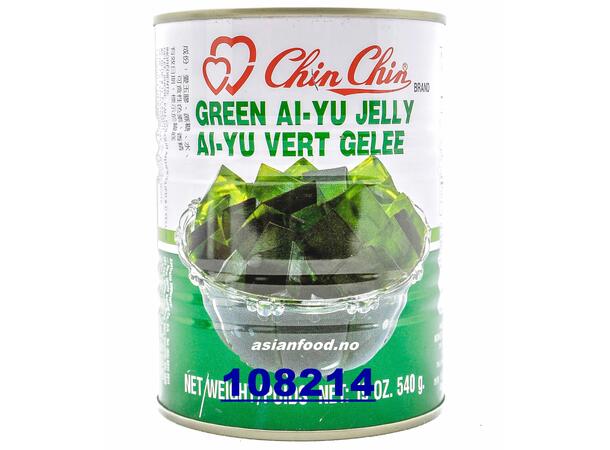 CHIN CHIN Green AI - YU jelly 12x540g Suong sao an lien xanh  TW