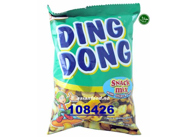 DING DONG Snack mix 60x95g Dau Phi & chips  PH