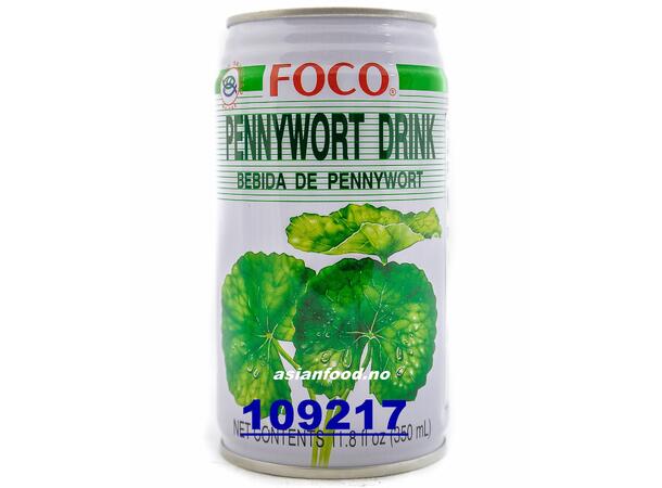 FOCO pennywort leaves drink 24x350ml Nuoc rau ma lon  TH