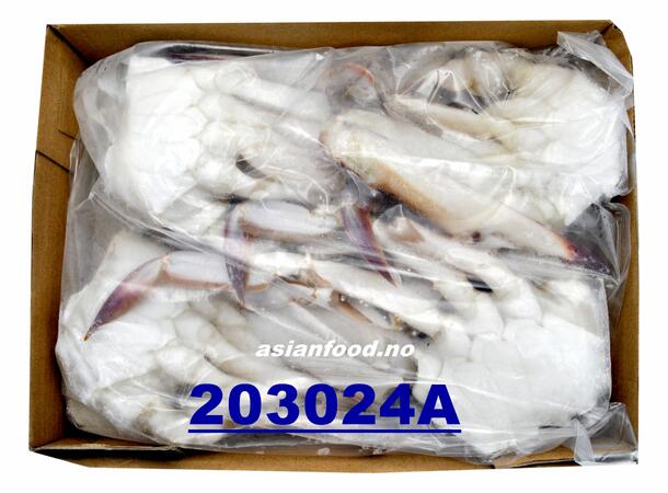 Blue Swimming crab 1/2 cut (8pcs/kg) Ghe cat nua con 12x1kg  CN