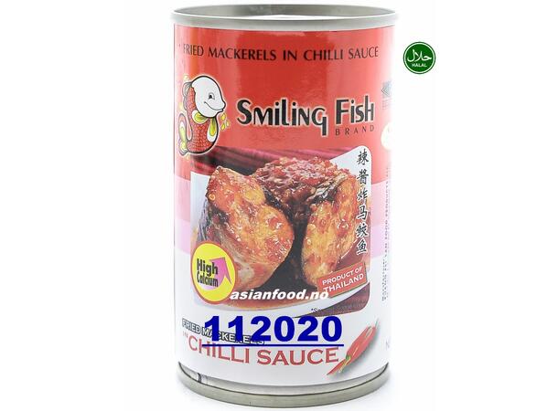 SMILING FISH Fried mackerels chili sauce Ca thu chien & ot 50x155g  TH