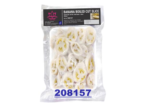 LOTUS Boiled banana slice frozen 20x500g Chuoi su luoc cat lat  VN