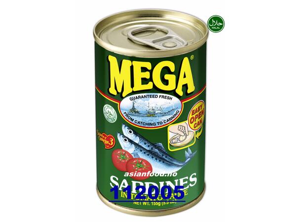 MEGA Sardines in tomato sauce 48x155g Ca moi sot ca  PH