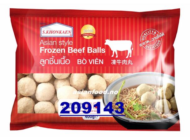 S.KHONKAEN Frozen beef balls 12x400g Bo vien  NL