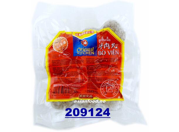ORIENTAL KITCHEN Beef meatballs 3cm Bo vien khong gan Phap 30x500g  FR