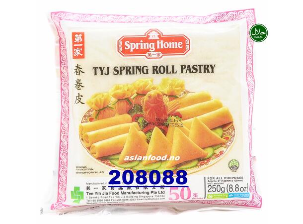 SPRING HOME Springroll pastry 125mm Banh trang da 50sht S do 40x250g  SG