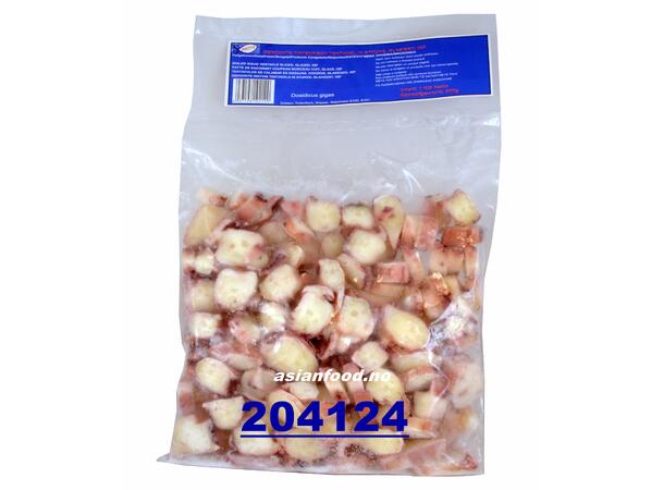 Boiled squid tentacle slices 10x1kg Bach tuoc cat khuc (chin)  PE