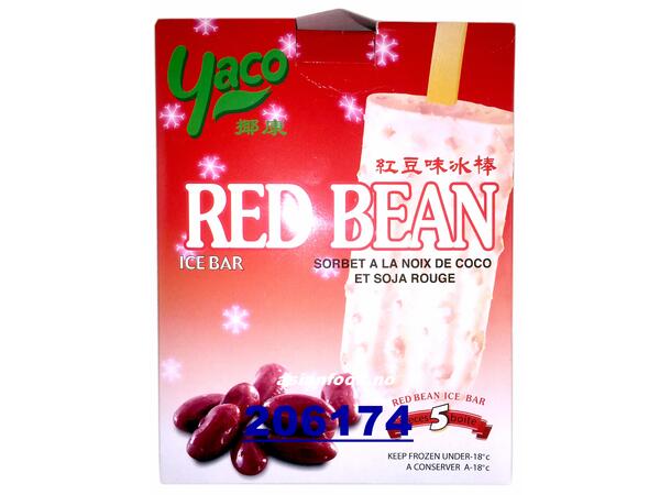 Madame Wong Ice bar- RED BEAN 6x(5x80g) Kem dau do (que)  TH