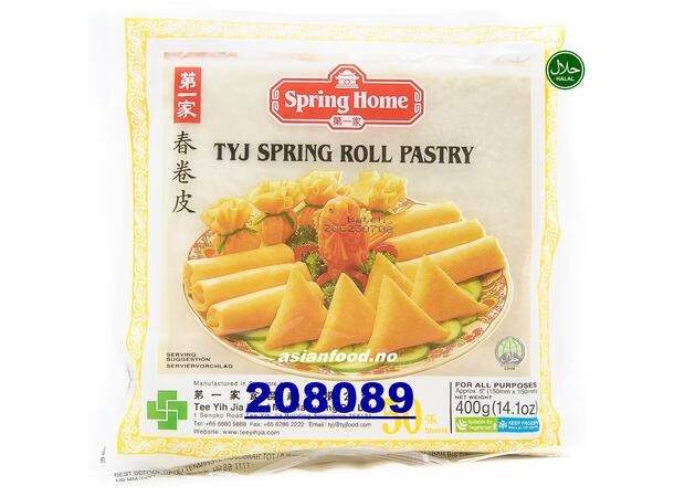 SPRING HOME Springroll pastry 150mm Banh trang da 50sht M vang 40x400g  SG