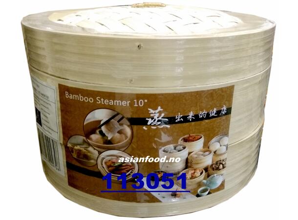 Bamboo steamer 10inch 12x(3pcs/set) Sung hap tre 3 tang  CN