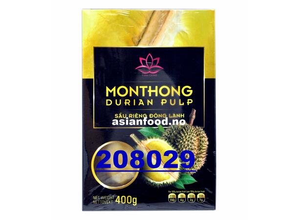 LOTUS Monthong durian pulp 24x400g Sau rieng lot vo  VN