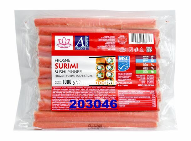 LOTUS Surimi sushi stick 8x1kg Thanh cua  LV