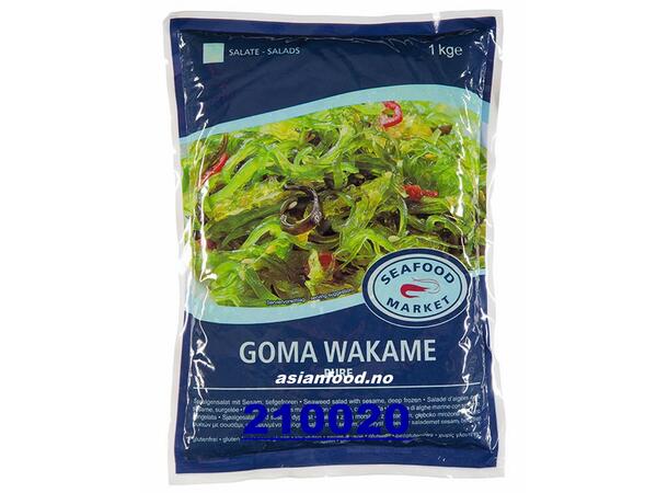 S.M Goma Wakame (seaweed salad) 12x1kg SEAFOOD MARKET Rong bien salat  TW