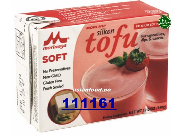 MORI-NU Silken tofu SOFT (red) 12x349g Dau hu Nhat  US