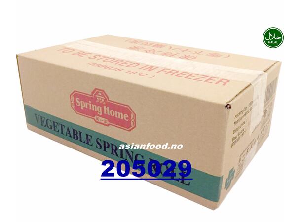 SPRING HOME Vegetable spring roll Cha gio chay 4x(100rolls x 25g)  CN