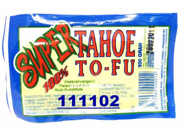 SUPER TAHOE Tofu vacuum fresh 10x500g Tofu fersk / Dau hu tuoi NL