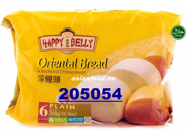 HAPPY BELLY Oriental bread Plain 6pcs Banh bao cam 12x300g  MY