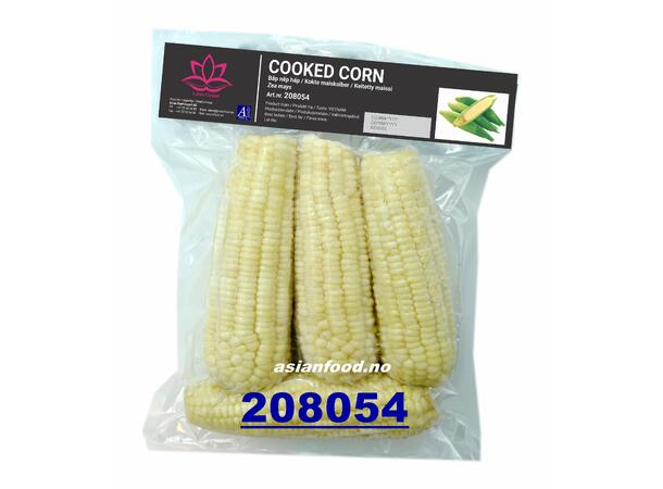 LOTUS Frozen Cooked corn (3pcs) 10x1kg Bap luoc san  VN