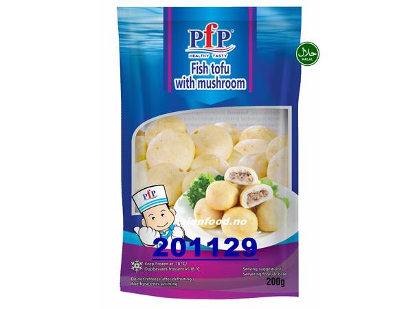 PFP Fish tofu with mushroom (shiitake) Ca tofu nhan nam thit 30x200g  TH